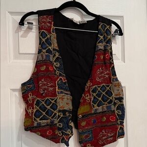 Vintage Colorful Patchwork Vest